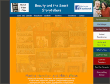 Tablet Screenshot of beautyandthebeaststorytellers.com